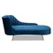 Baxton Studio Kailyn Glam and Luxe Navy Blue Velvet Fabric and Gold Finished Chaise 174-11025-Zoro - alternate 7